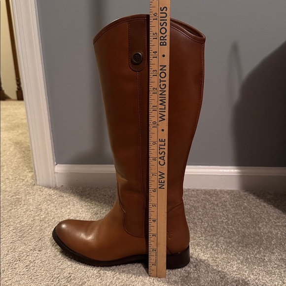 Frye Riding Boots Women’s size 6.5 Marissa Tall Cognac Leather - Picture 10 of 10